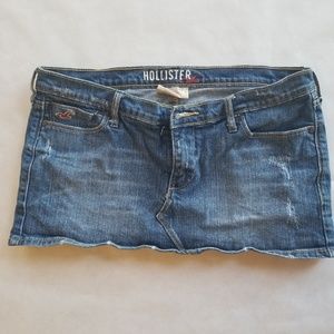 Hollister denim short mini skirt